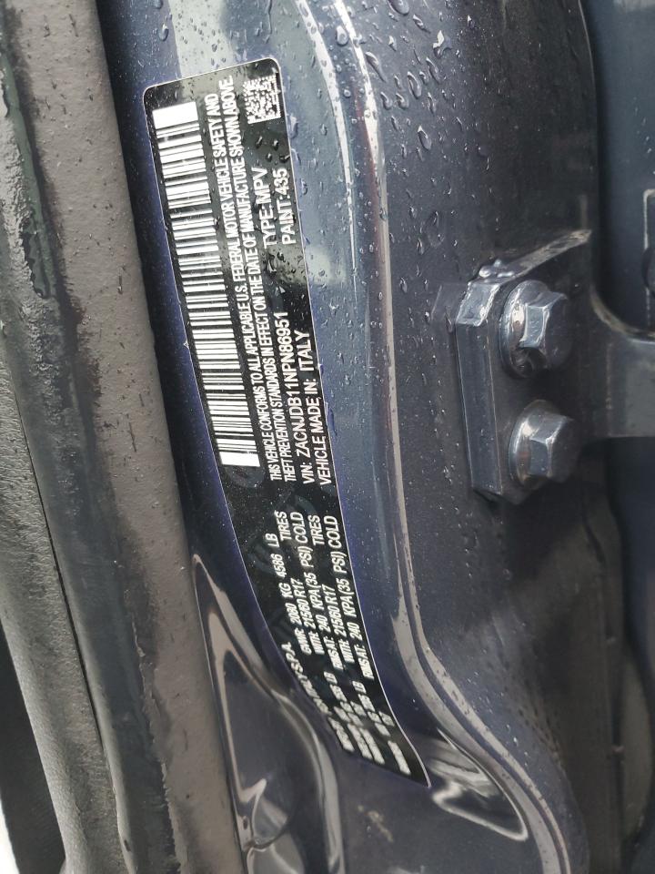 2022 JEEP RENEGADE LATITUDE VIN:ZACNJDB11NPN86951