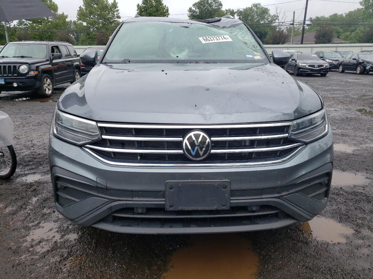 2022 VOLKSWAGEN TIGUAN SE VIN:3VV2B7AXXNM095714