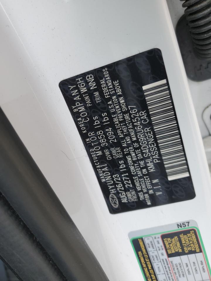 2024 HYUNDAI ELANTRA SEL VIN:KMHLS4DG9RU645267