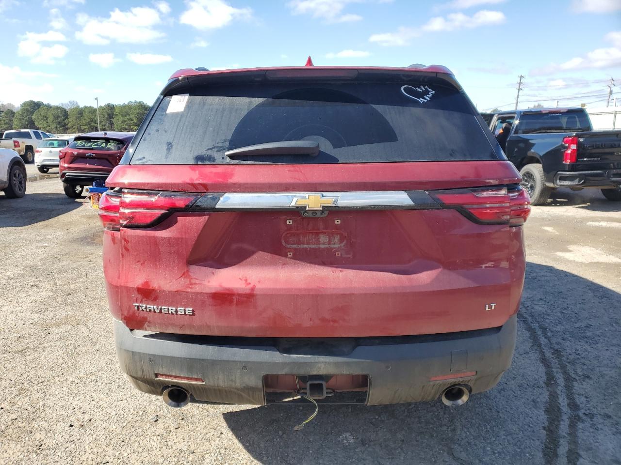 2022 CHEVROLET TRAVERSE LT VIN:1GNERGKW8NJ104119