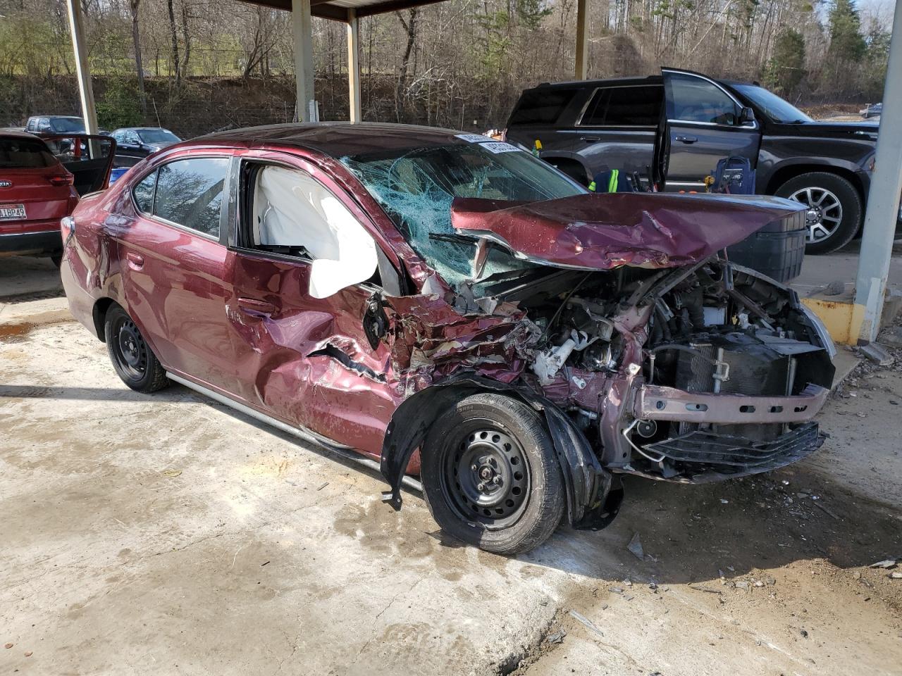 2022 MITSUBISHI MIRAGE G4 ES VIN:ML32FUFJ2NHF09407