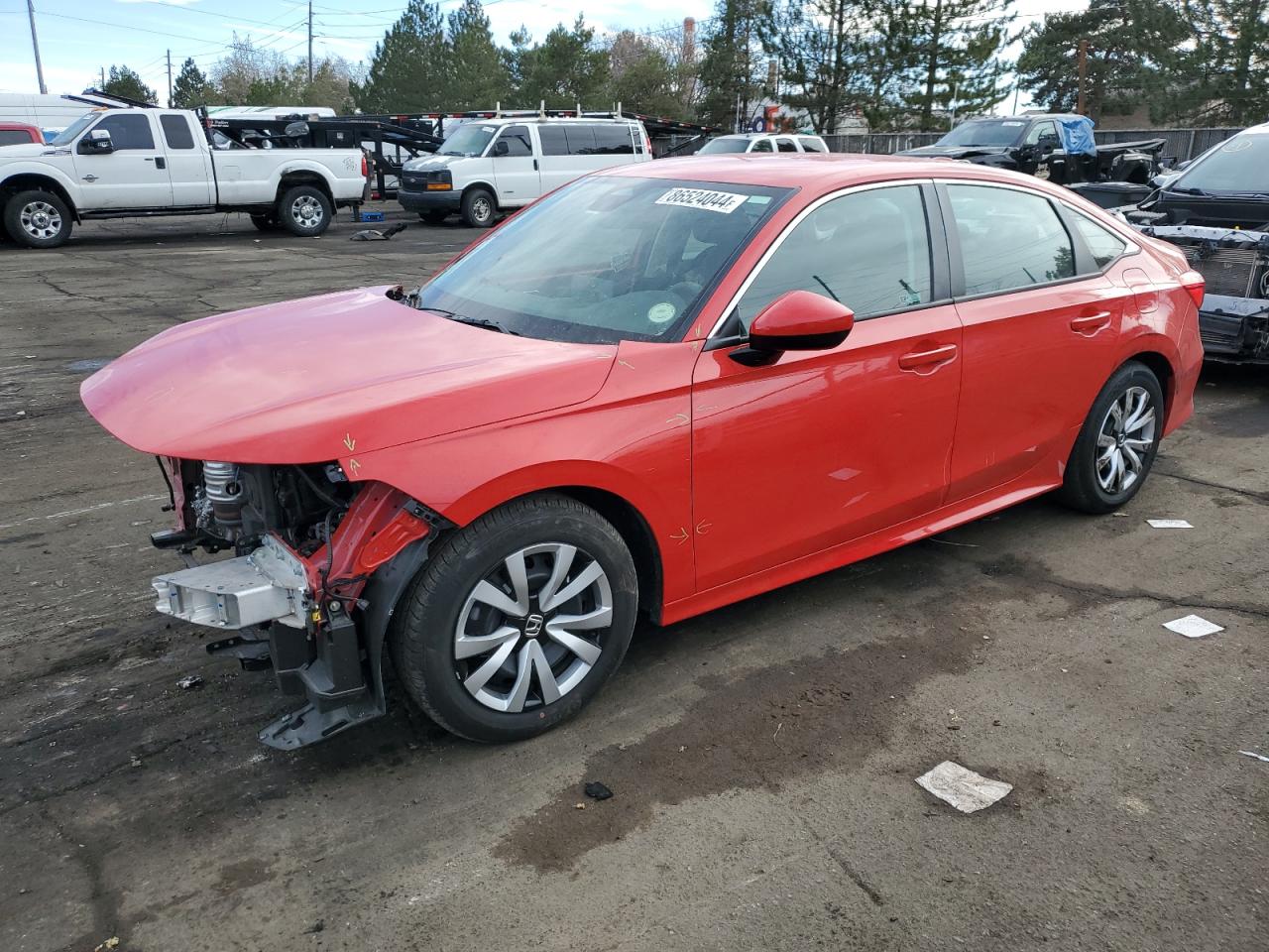 2024 HONDA CIVIC LX VIN:2HGFE2F26RH572247