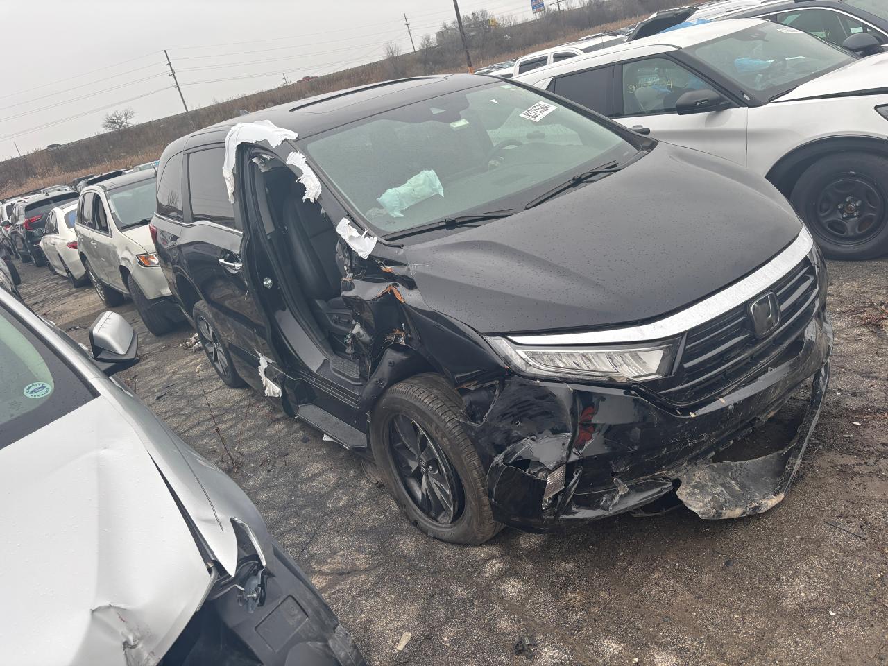 2022 HONDA ODYSSEY TOURING VIN:5FNRL6H87NB064007