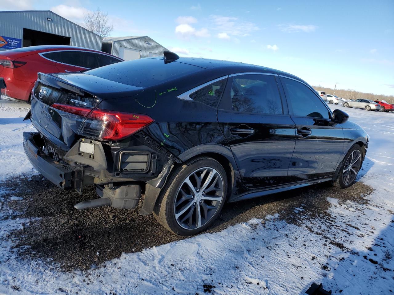2022 HONDA CIVIC TOURING VIN:2HGFE1F94NH000708