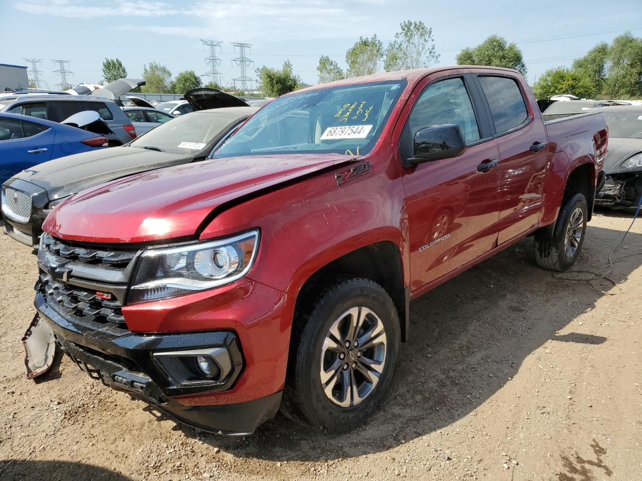 2022 CHEVROLET COLORADO Z71 VIN:1GCGTDEN2N1108512