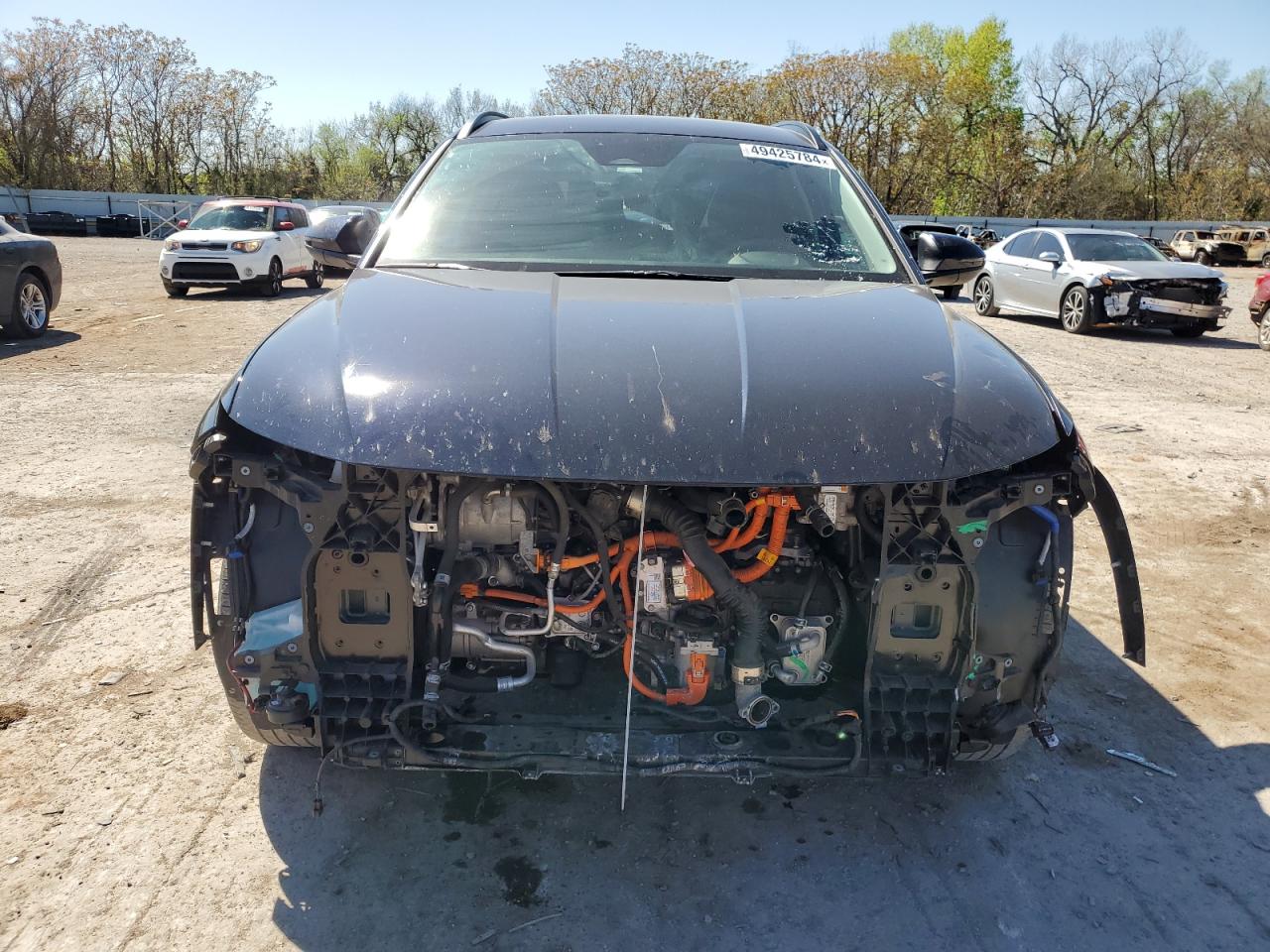 2022 HYUNDAI TUCSON BLUE VIN:KM8JBCA13NU022318