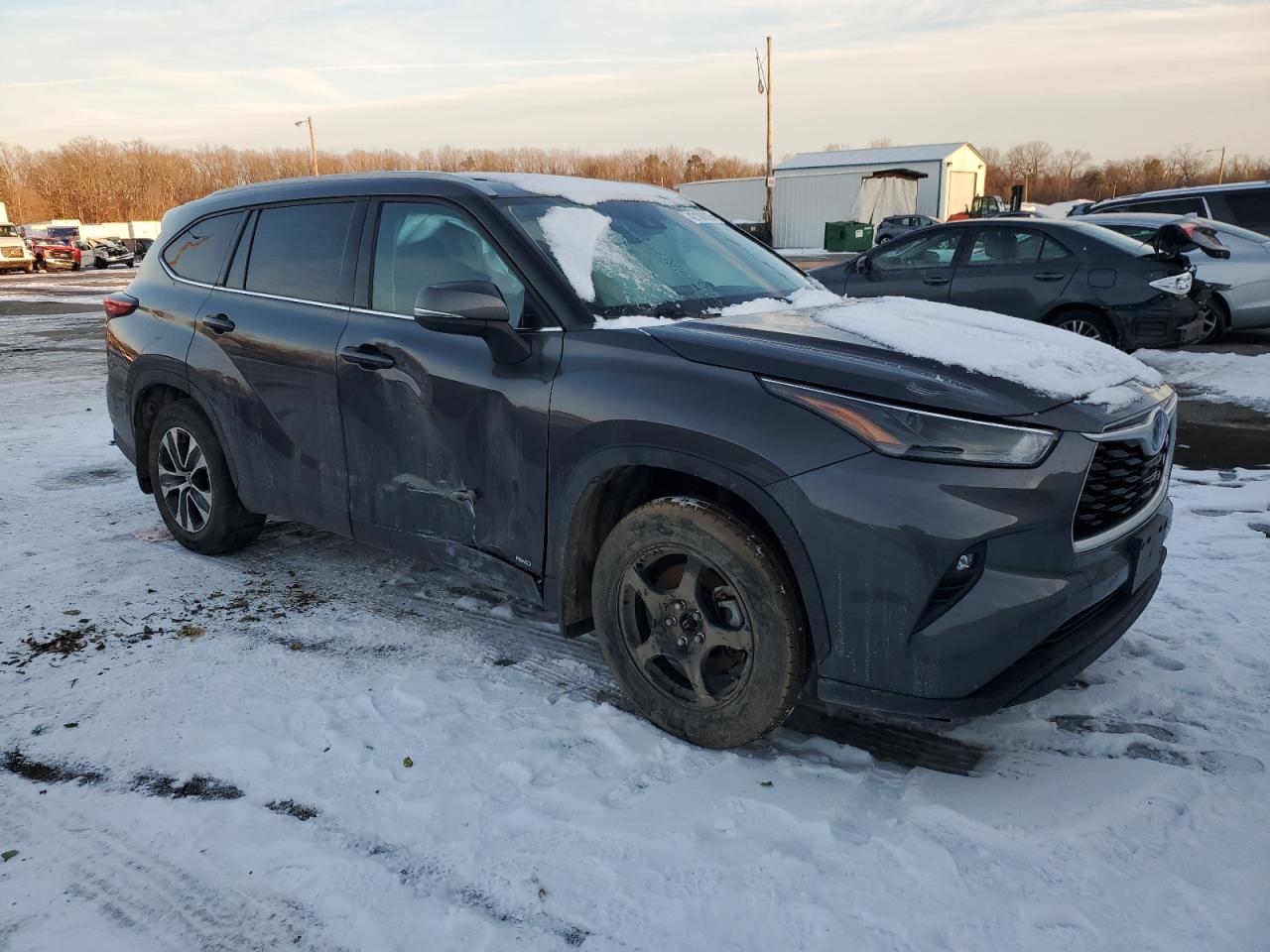 2022 TOYOTA HIGHLANDER HYBRID XLE VIN:5TDGBRCH1NS072747