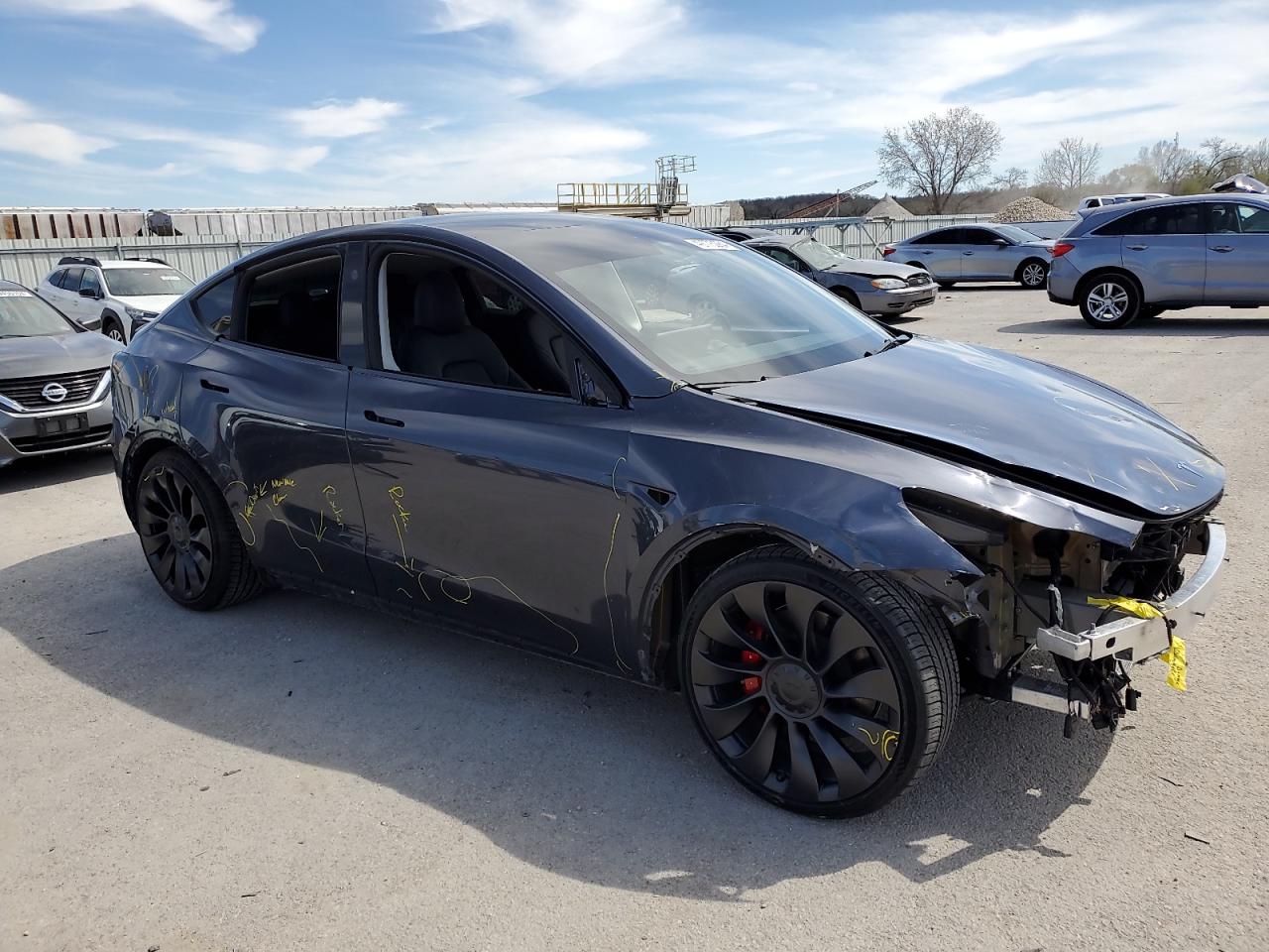 2023 TESLA MODEL Y  VIN:7SAYGDEF3PF855180