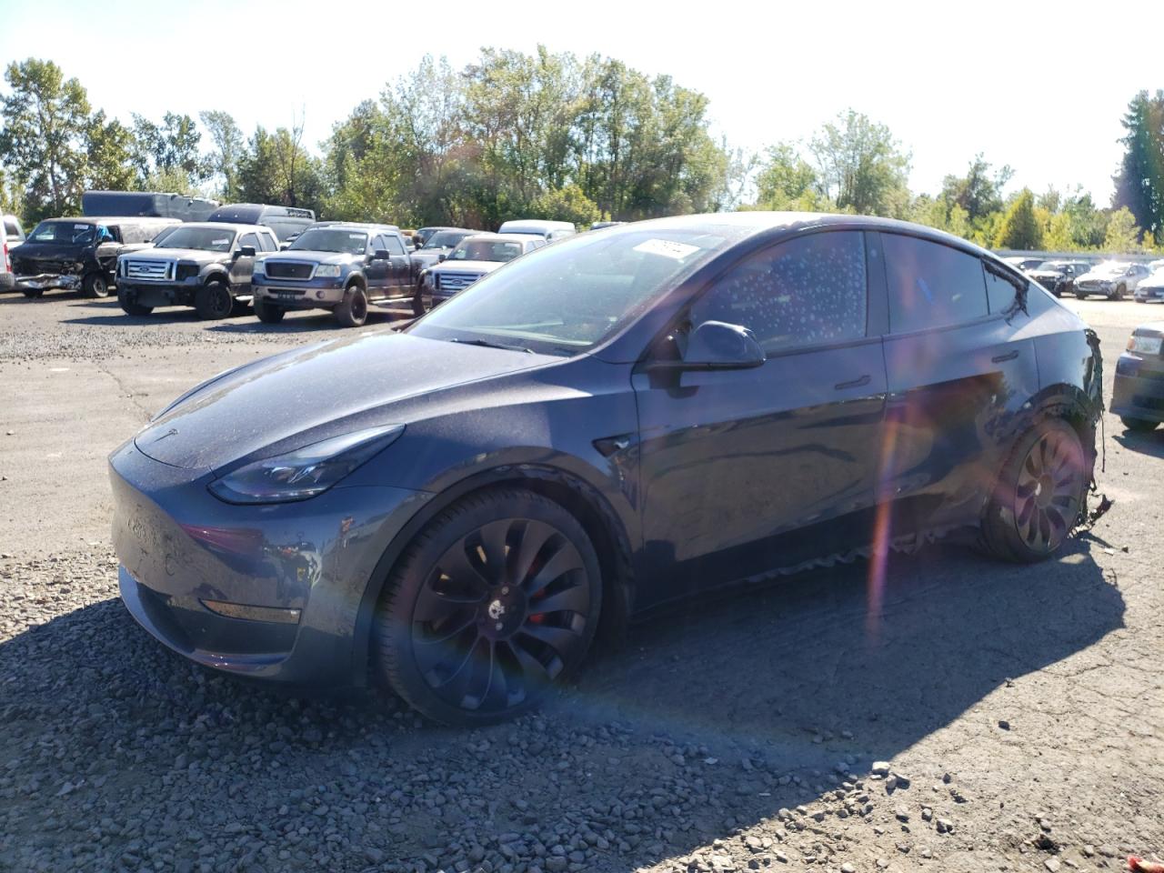 2022 TESLA MODEL Y  VIN:7SAYGDEF4NF346065