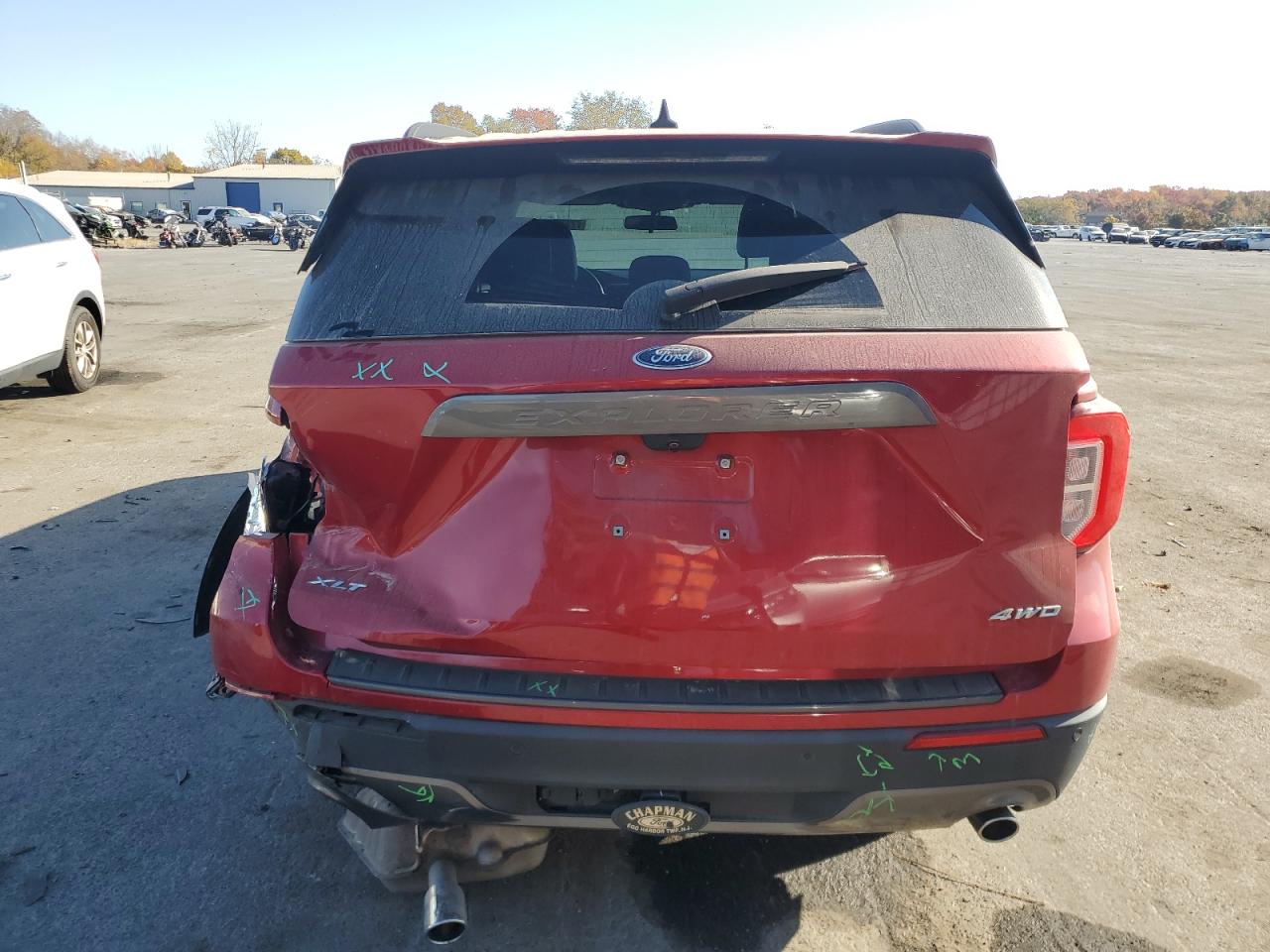 2022 FORD EXPLORER XLT VIN:1FMSK8DH4NGB11193