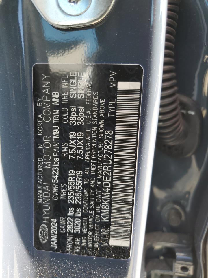 2024 HYUNDAI IONIQ 5 SE VIN:KM8KM4DE2RU278278
