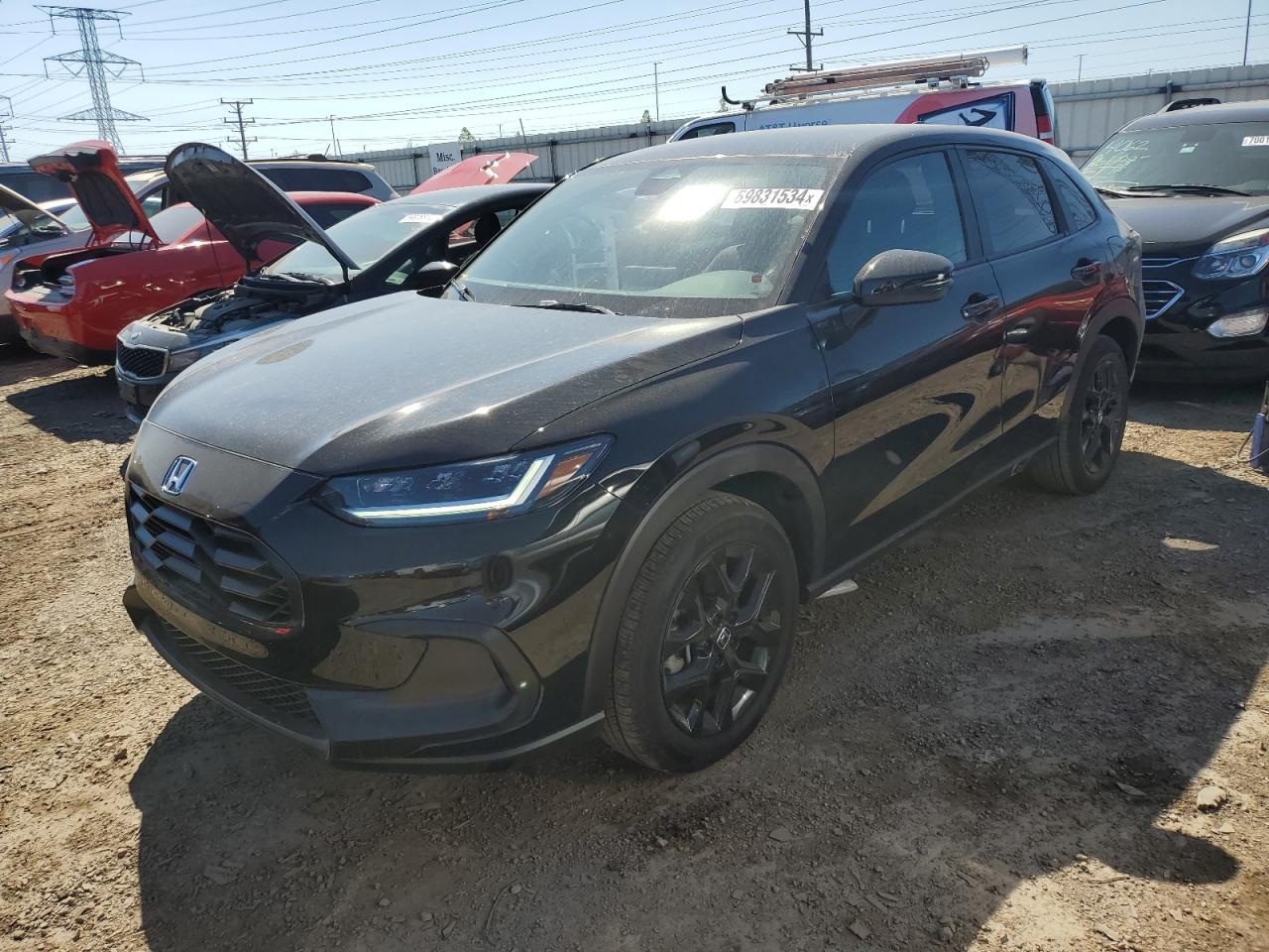 2024 HONDA HR-V SPORT VIN:3CZRZ2H5XRM750776