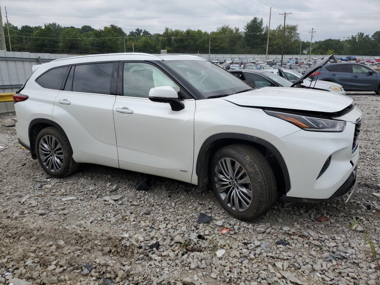 2022 TOYOTA HIGHLANDER HYBRID PLATINUM VIN:5TDEBRCH2NS072781