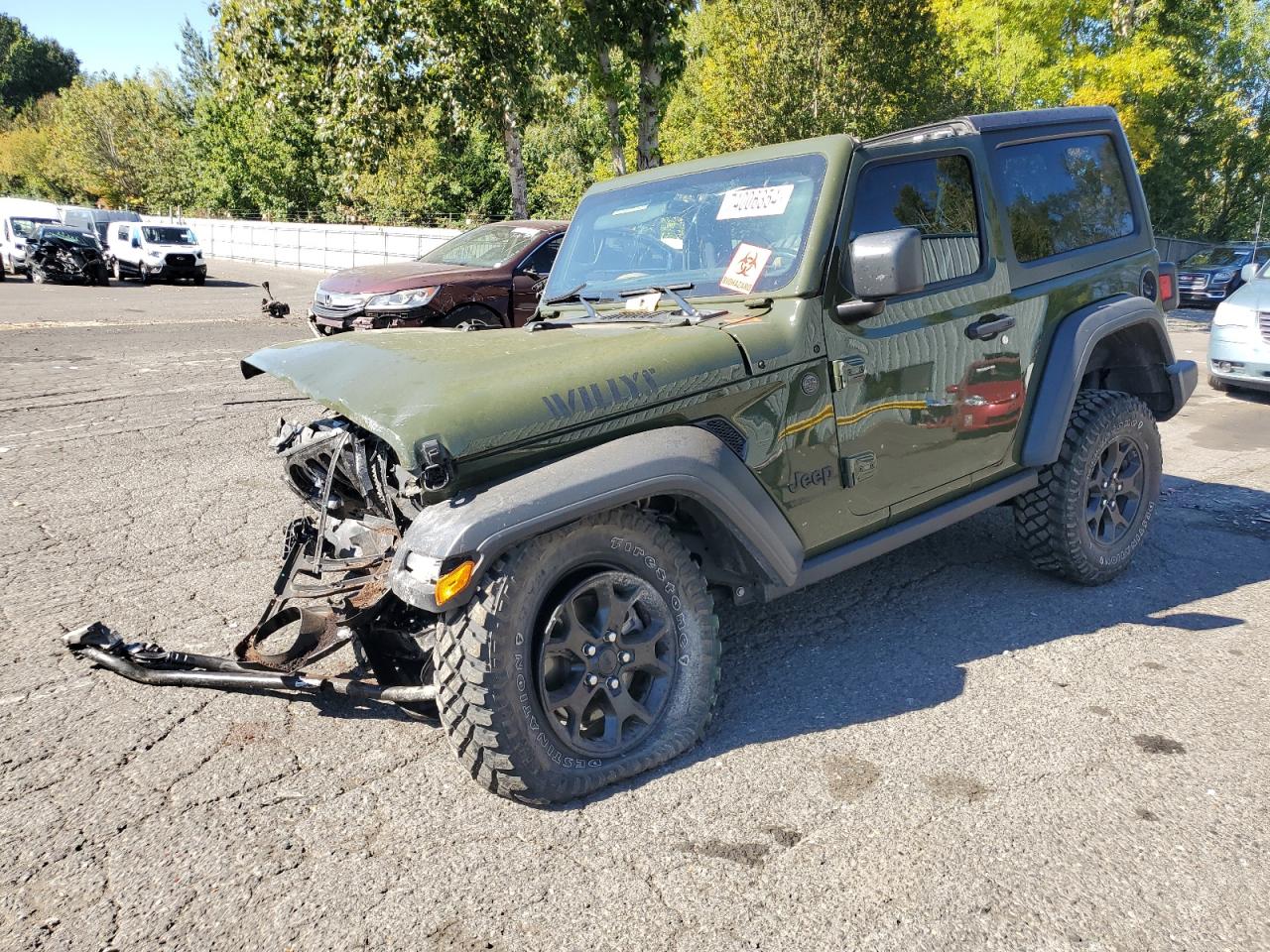 2023 JEEP WRANGLER SPORT VIN:1C4HJXAG6PW546281