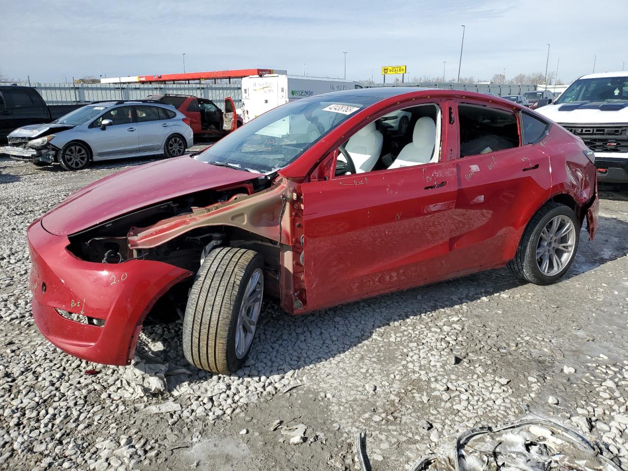 2023 TESLA MODEL Y  VIN:7SAYGDEE7PA157420