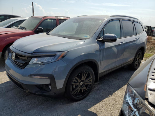 2022 HONDA PILOT BLACK VIN:5FNYF6H77NB032538