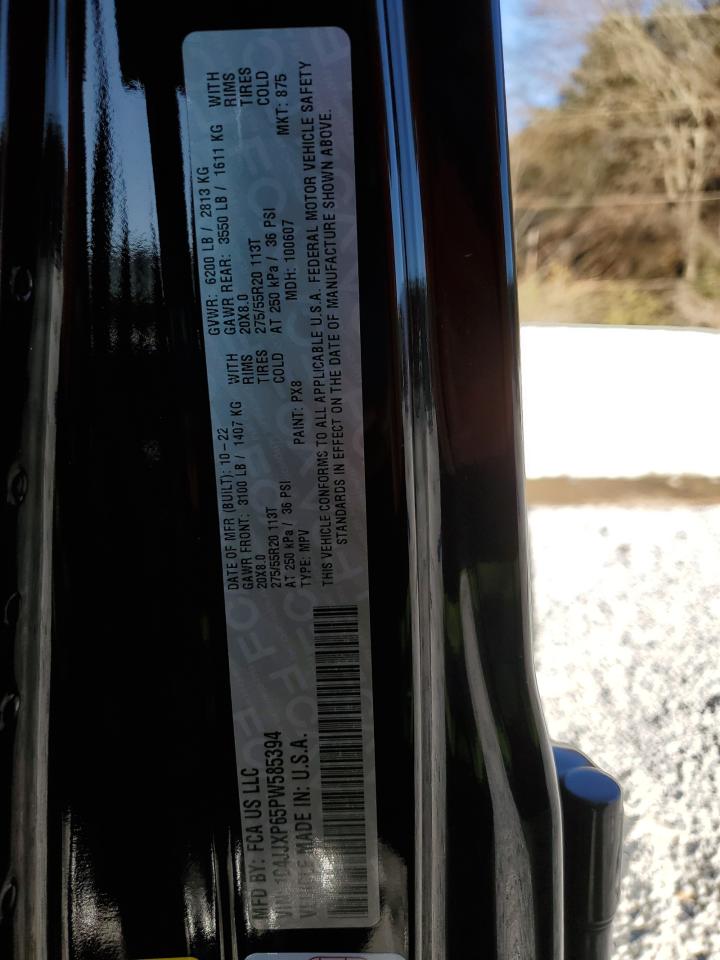 2023 JEEP WRANGLER SAHARA 4XE VIN:1C4JJXP65PW585394