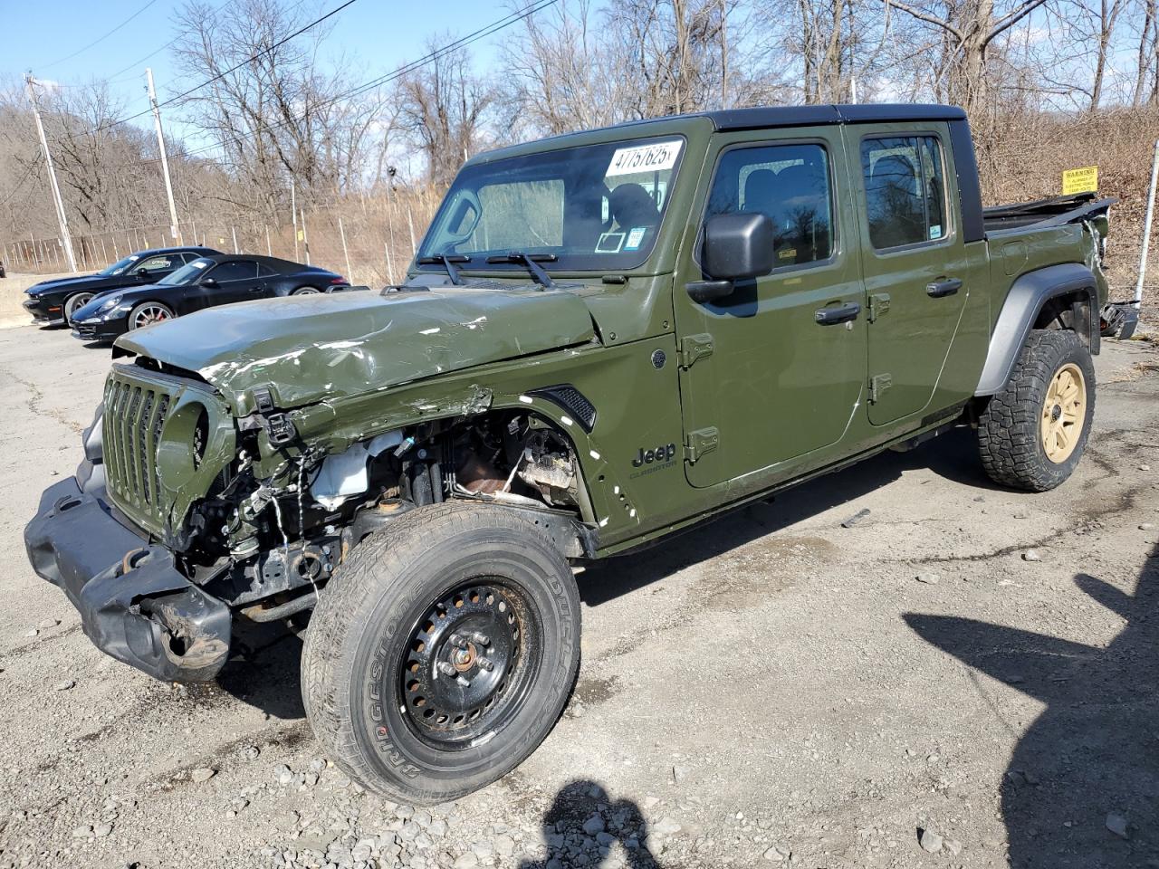 2022 JEEP GLADIATOR SPORT VIN:1C6HJTAG1NL128872