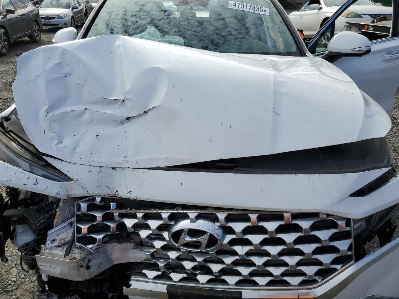 2022 HYUNDAI SANTA FE SEL VIN:5NMS6DAJ7NH418018