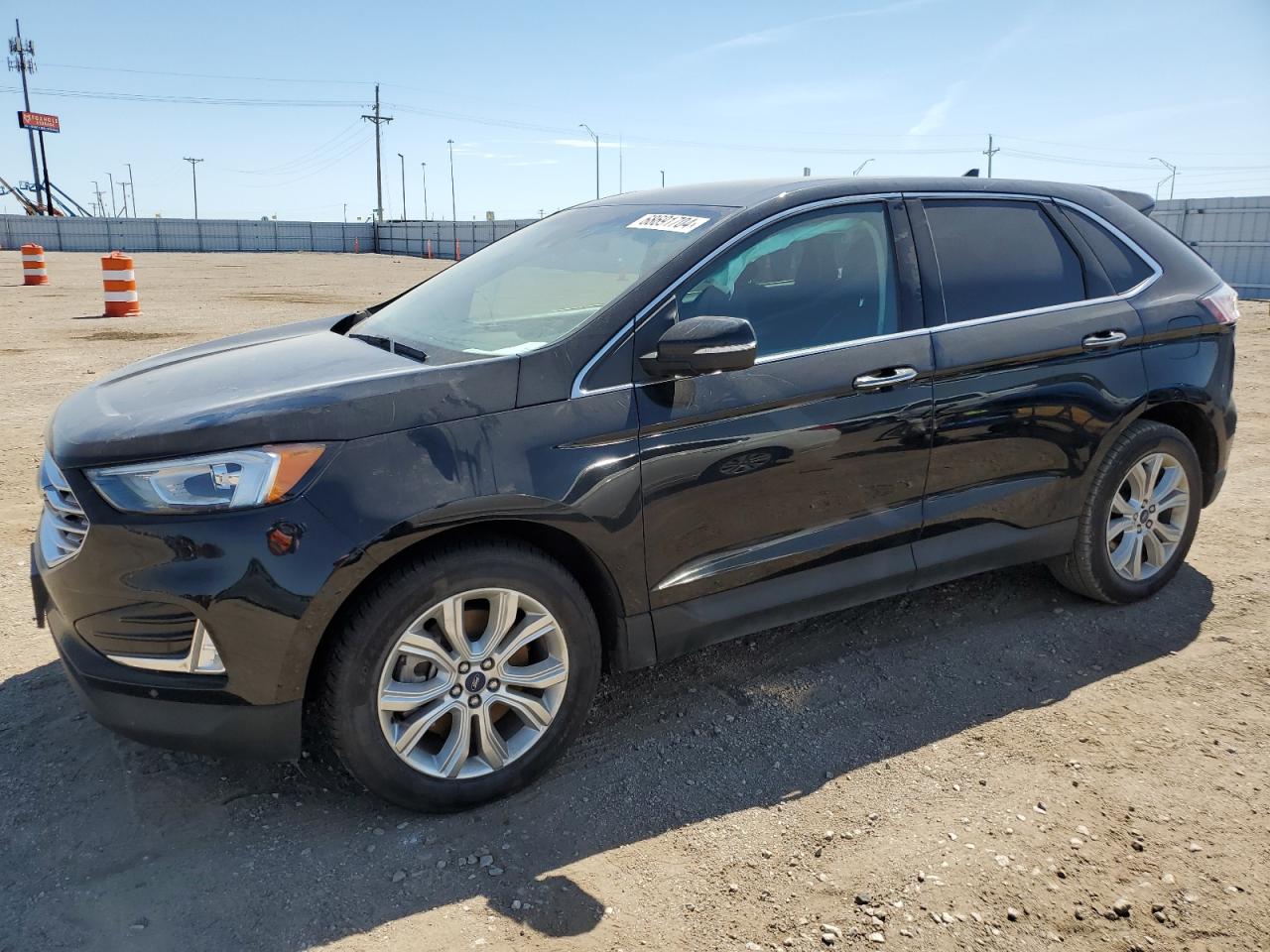2022 FORD EDGE TITANIUM VIN:2FMPK4K93NBA38030
