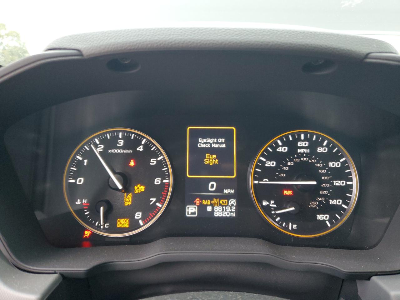 2024 SUBARU CROSSTREK WILDERNESS VIN:4S4GUHU60R3783599