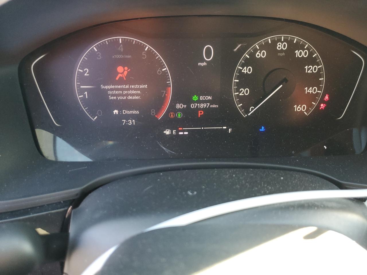 2022 HONDA CIVIC SPORT VIN:2HGFE2F54NH509670