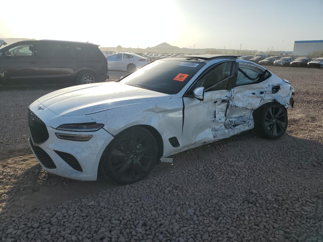 2023 GENESIS G70 BASE VIN:KMTG34TA8PU106895