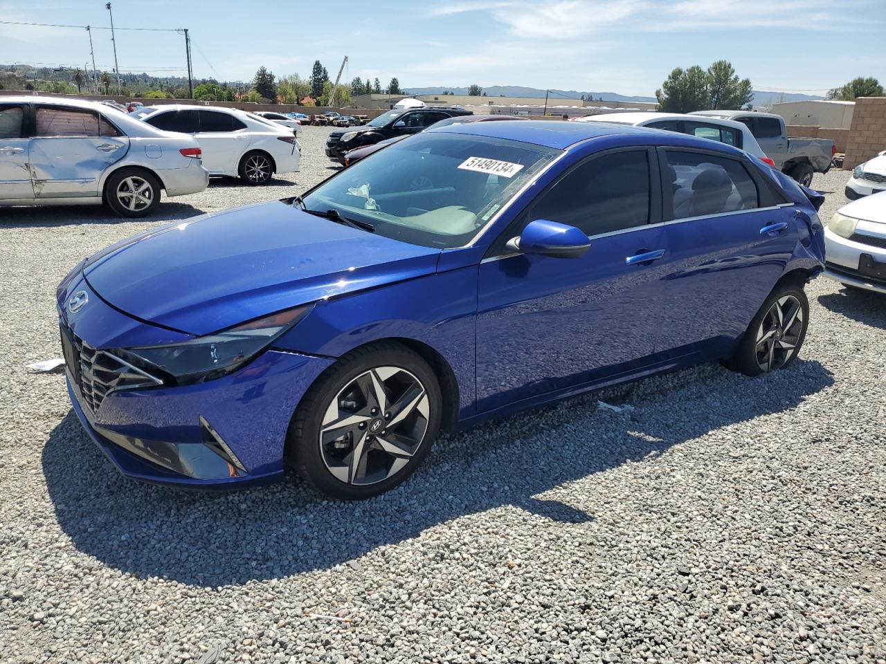 2022 HYUNDAI ELANTRA SEL VIN:5NPLN4AGXNH069161