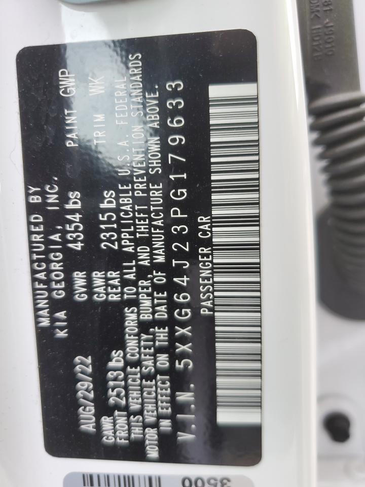 2023 KIA K5 GT LINE VIN:5XXG64J23PG179633