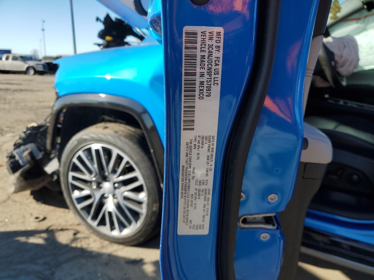 2023 JEEP COMPASS LIMITED VIN:3C4NJDCN9PT570979