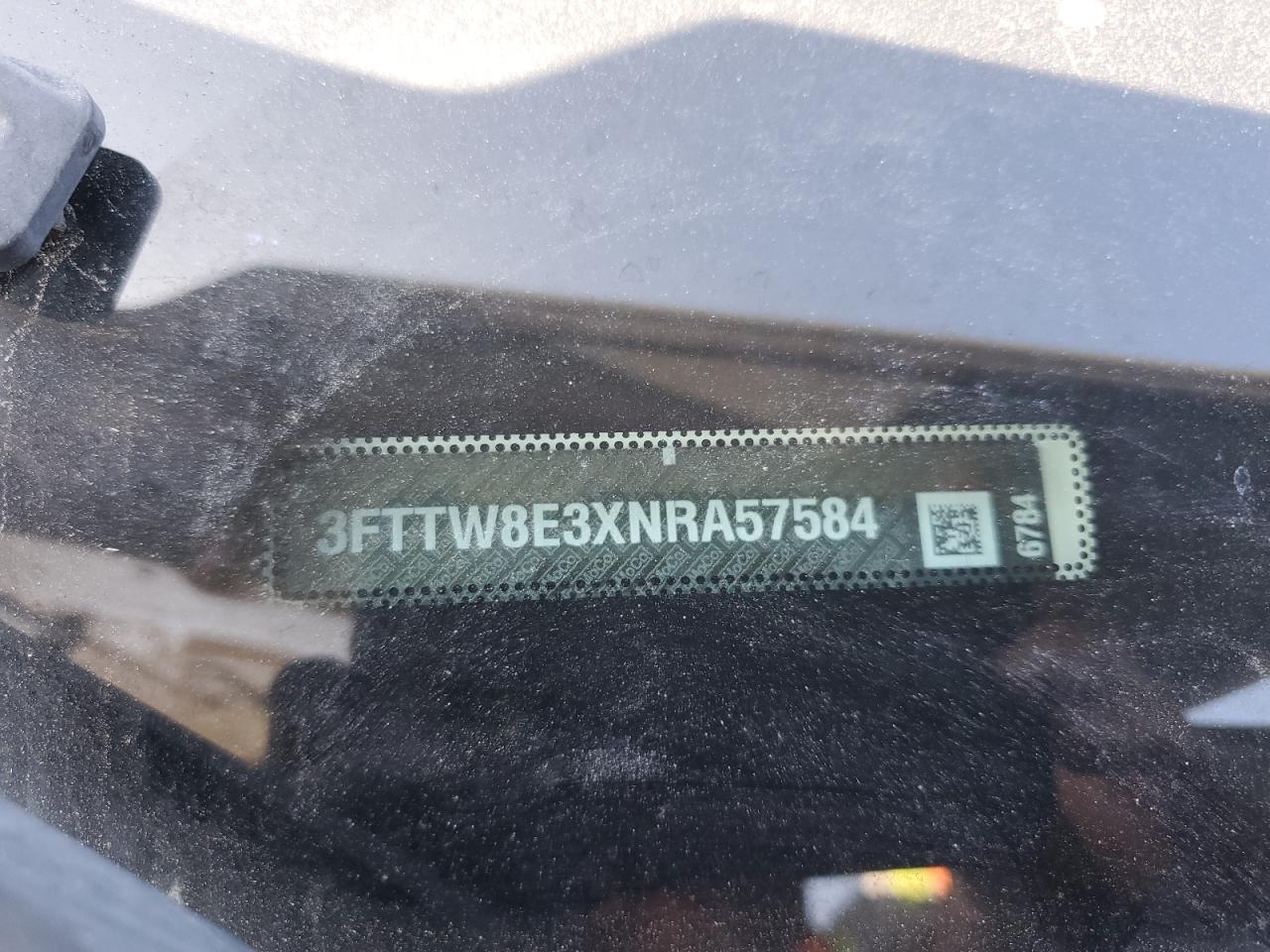 2022 FORD MAVERICK XL VIN:3FTTW8E3XNRA57584