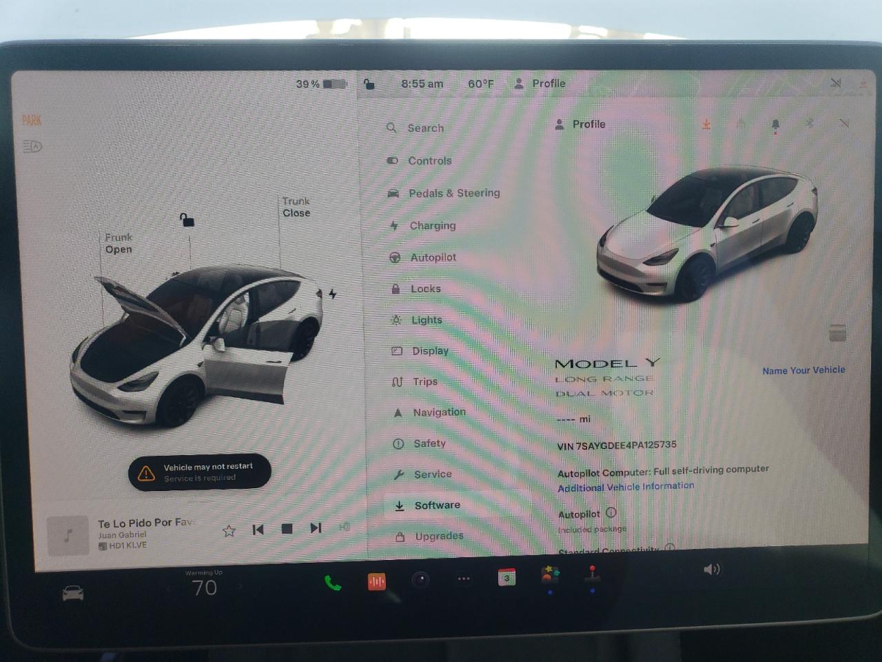 2023 TESLA MODEL Y  VIN:7SAYGDEE4PA125735