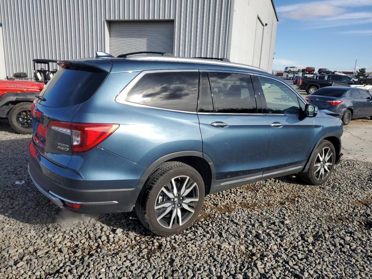 2022 HONDA PILOT TOURING VIN:5FNYF6H64NB011184