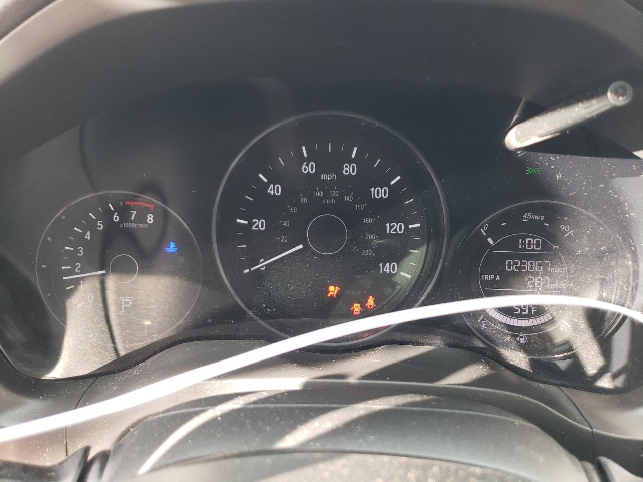2022 HONDA HR-V SPORT VIN:3CZRU5H12NM712286