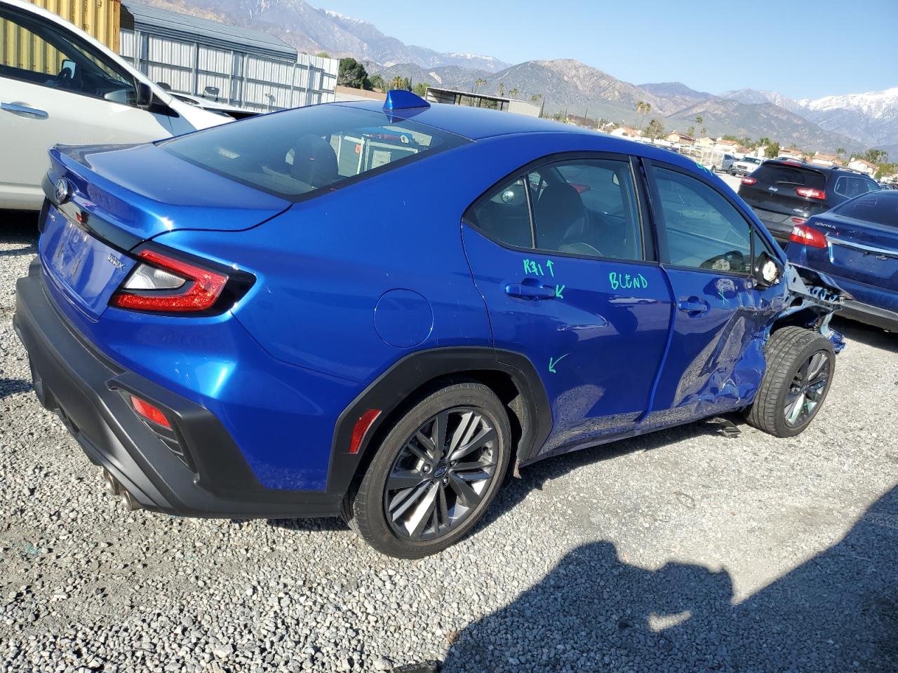 2023 SUBARU WRX  VIN:JF1VBAB60P8812195