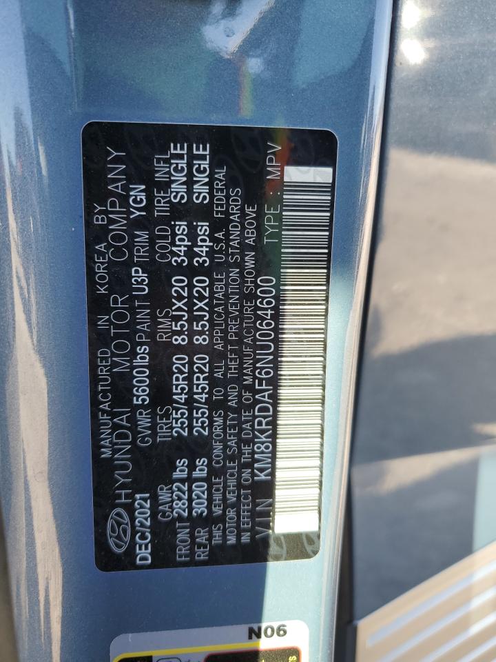 2022 HYUNDAI IONIQ 5 LIMITED VIN:KM8KRDAF6NU064600