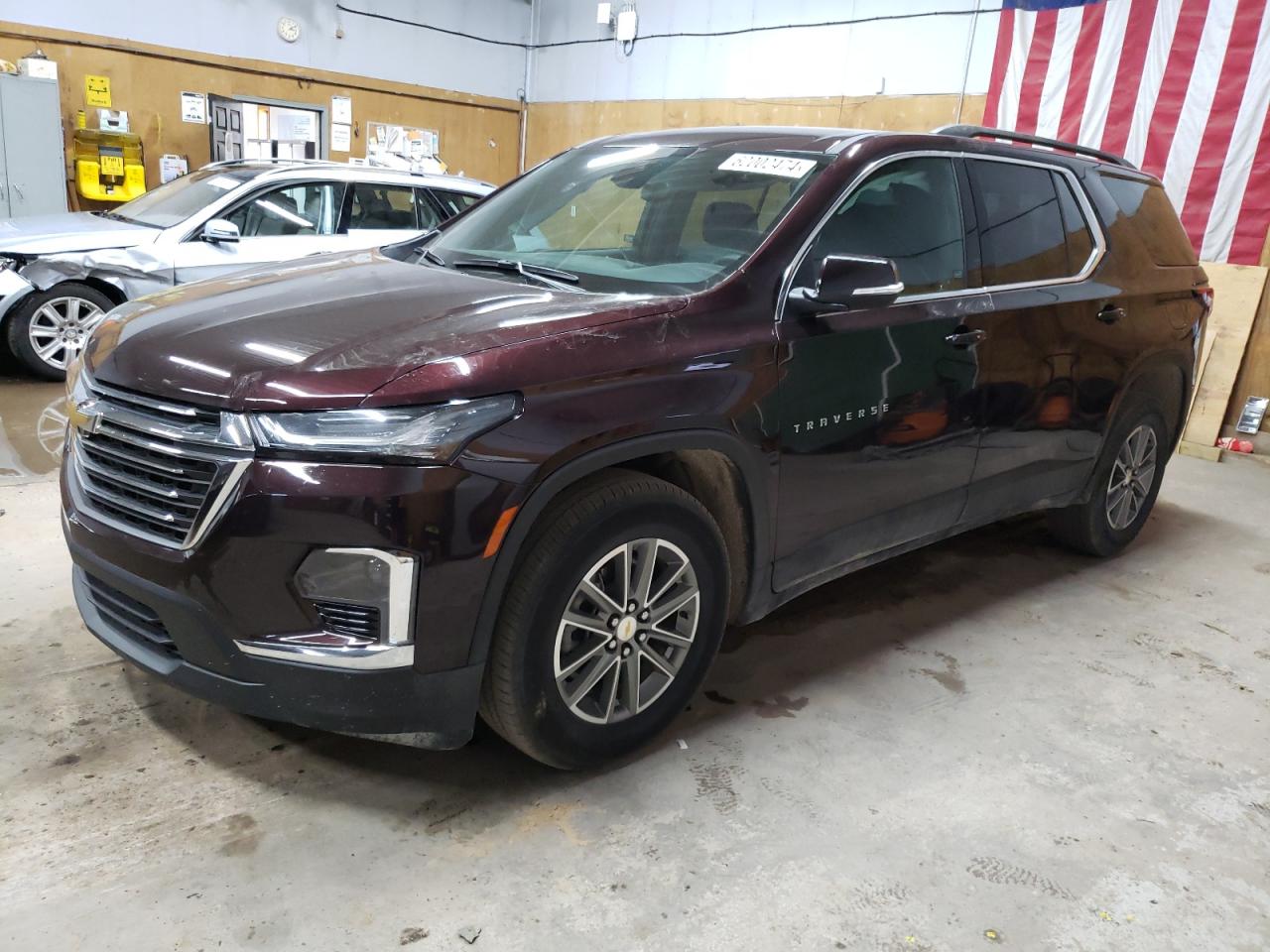 2022 CHEVROLET TRAVERSE LT VIN:1GNEVGKWXNJ159571