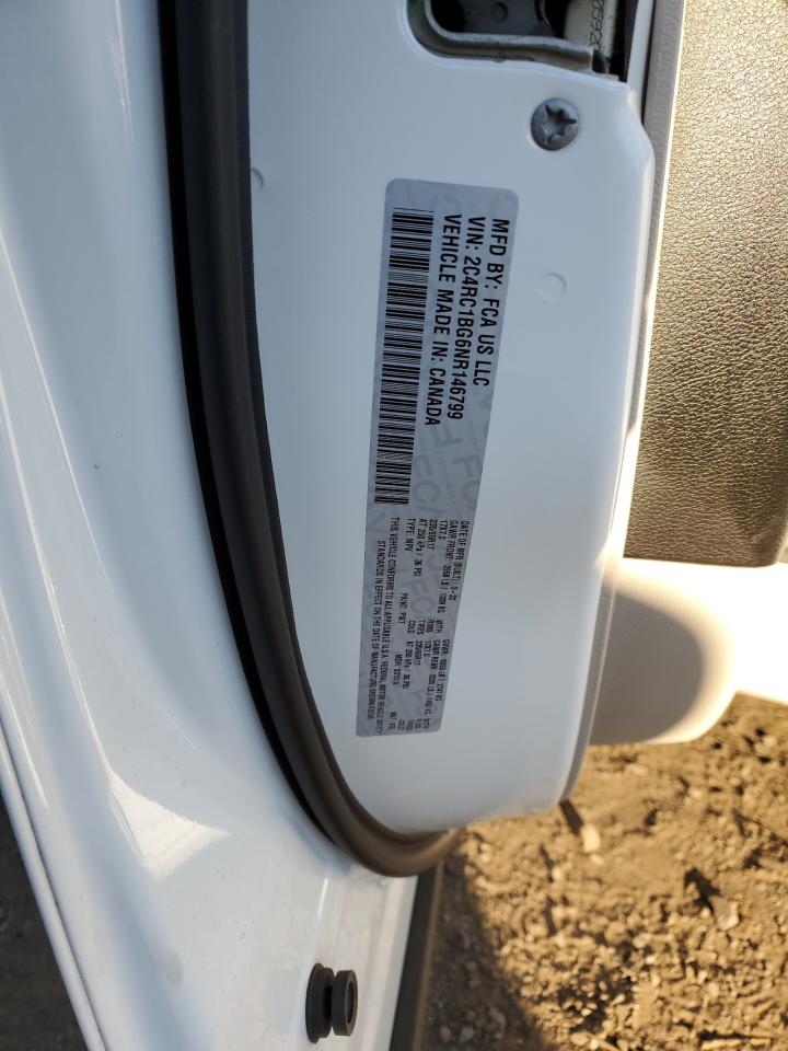 2022 CHRYSLER PACIFICA TOURING L VIN:2C4RC1BG6NR146799