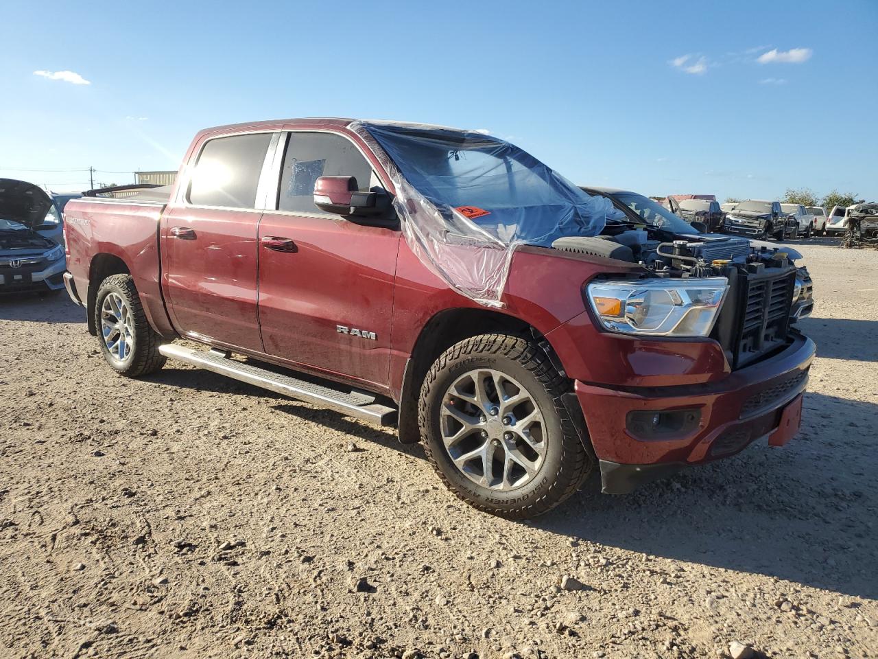 2022 RAM 1500 BIG HORN/LONE STAR VIN:1C6RREFT8NN445924