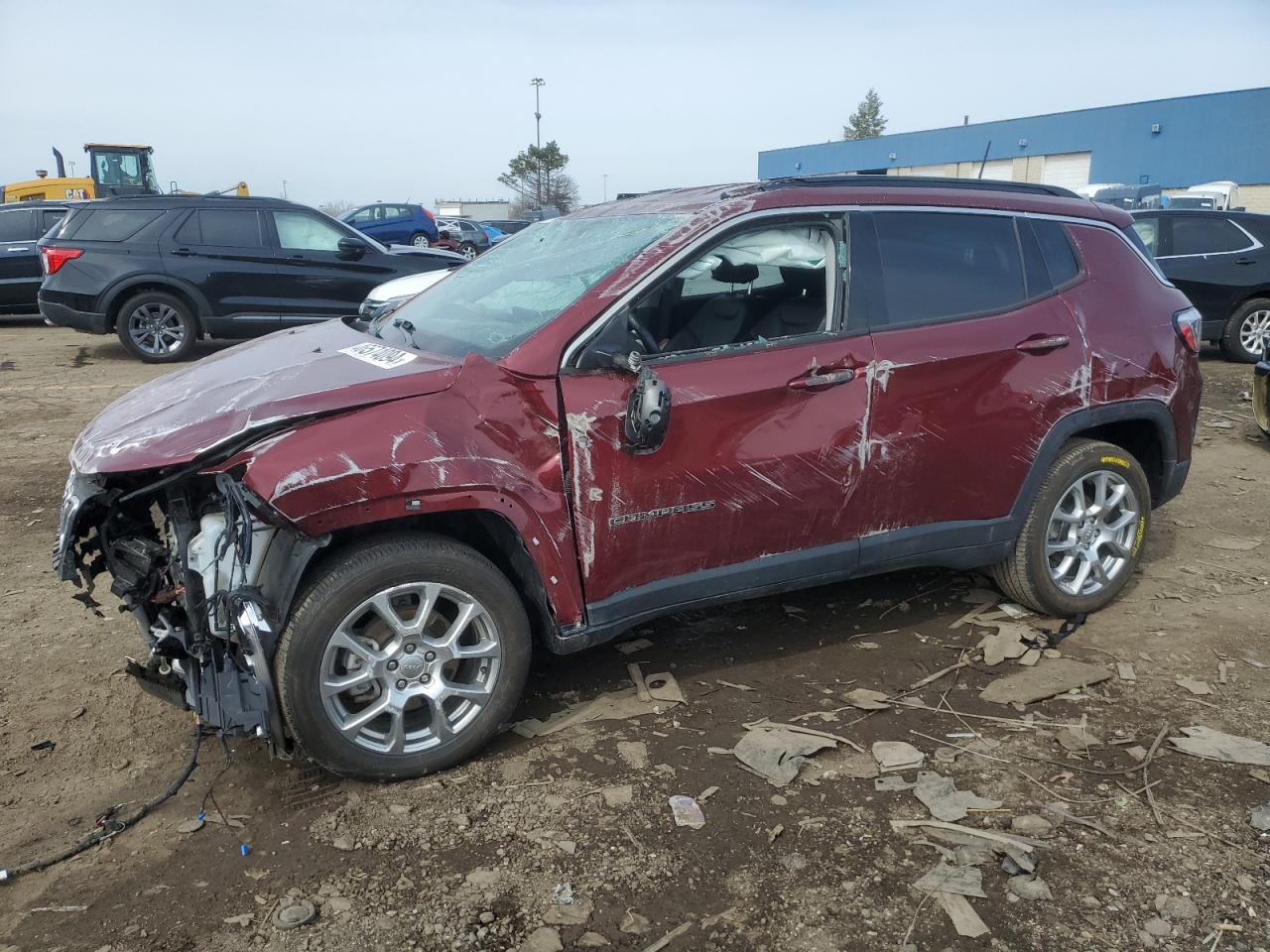 2022 JEEP COMPASS LATITUDE LUX VIN:3C4NJDFB8NT175979