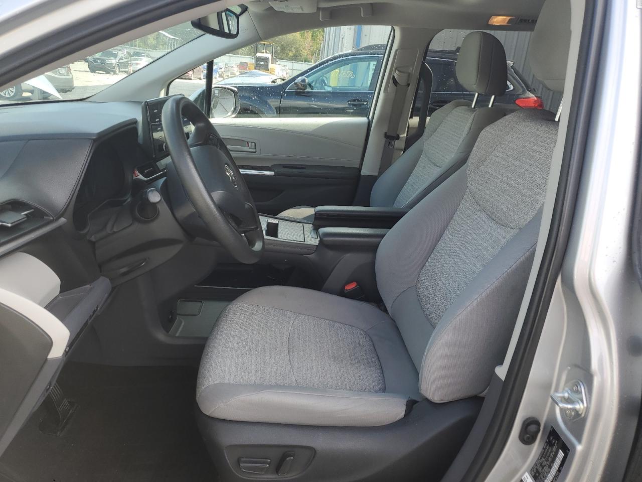 2022 TOYOTA SIENNA LE VIN:5TDBSKFC6NS042760