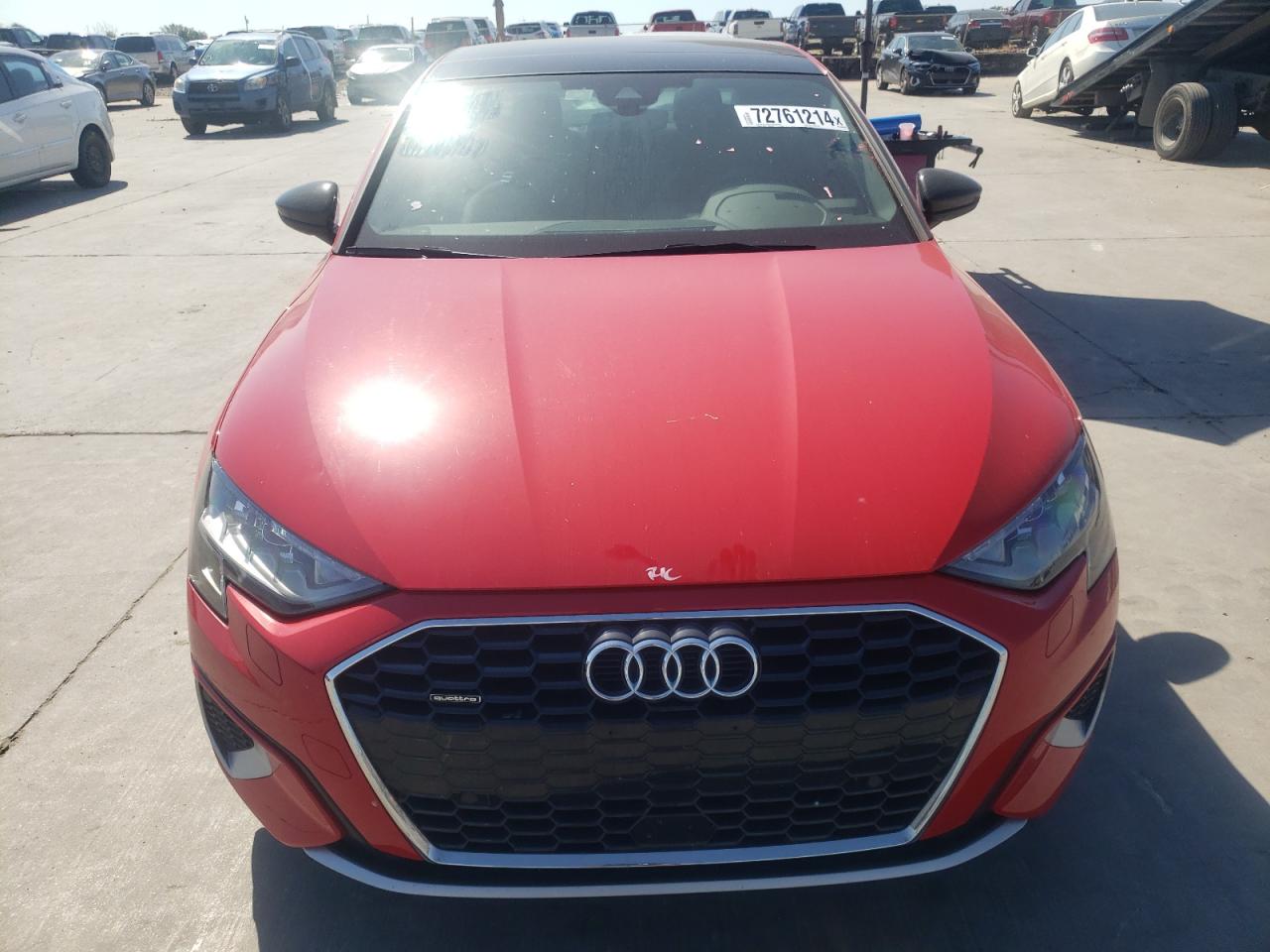 2022 AUDI A3 PREMIUM VIN:WAUGUDGY2NA088652