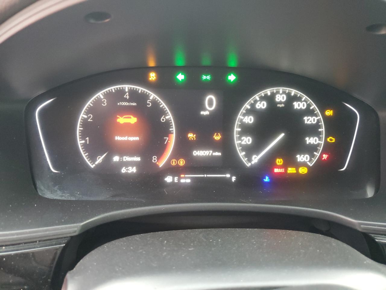 2022 HONDA CIVIC SPORT VIN:2HGFE2F5XNH556637