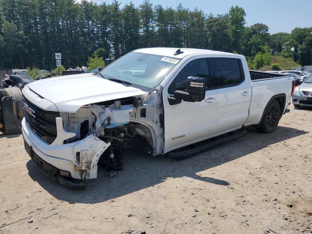 2022 GMC SIERRA K1500 ELEVATION VIN:3GTUUCEDXNG549856