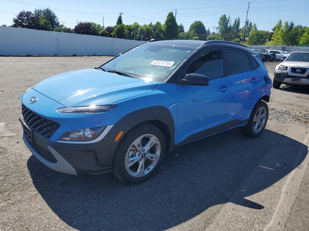 2022 HYUNDAI KONA SEL VIN:KM8K6CAB7NU902911
