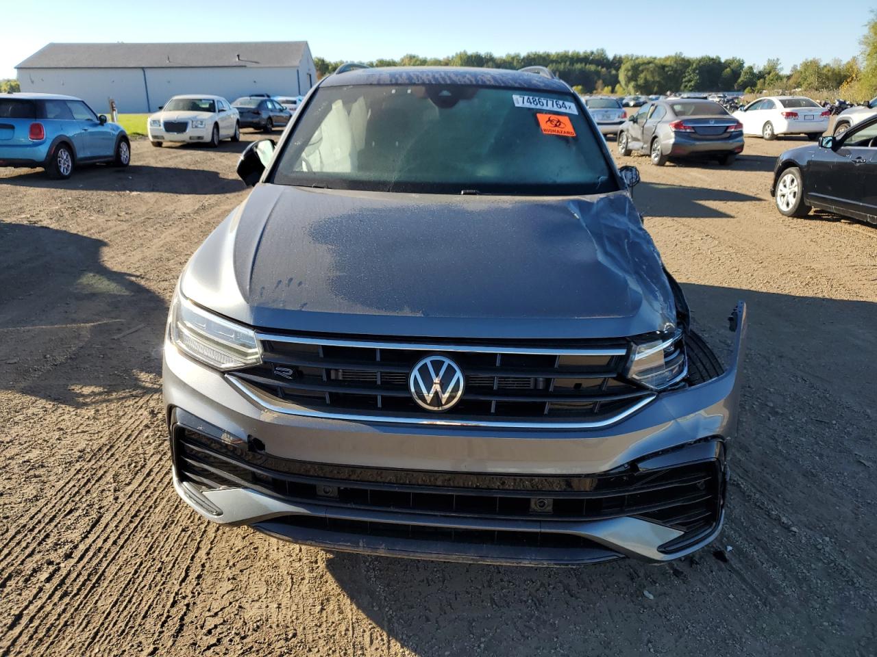 2022 VOLKSWAGEN TIGUAN SE R-LINE BLACK VIN:3VV8B7AX9NM101657