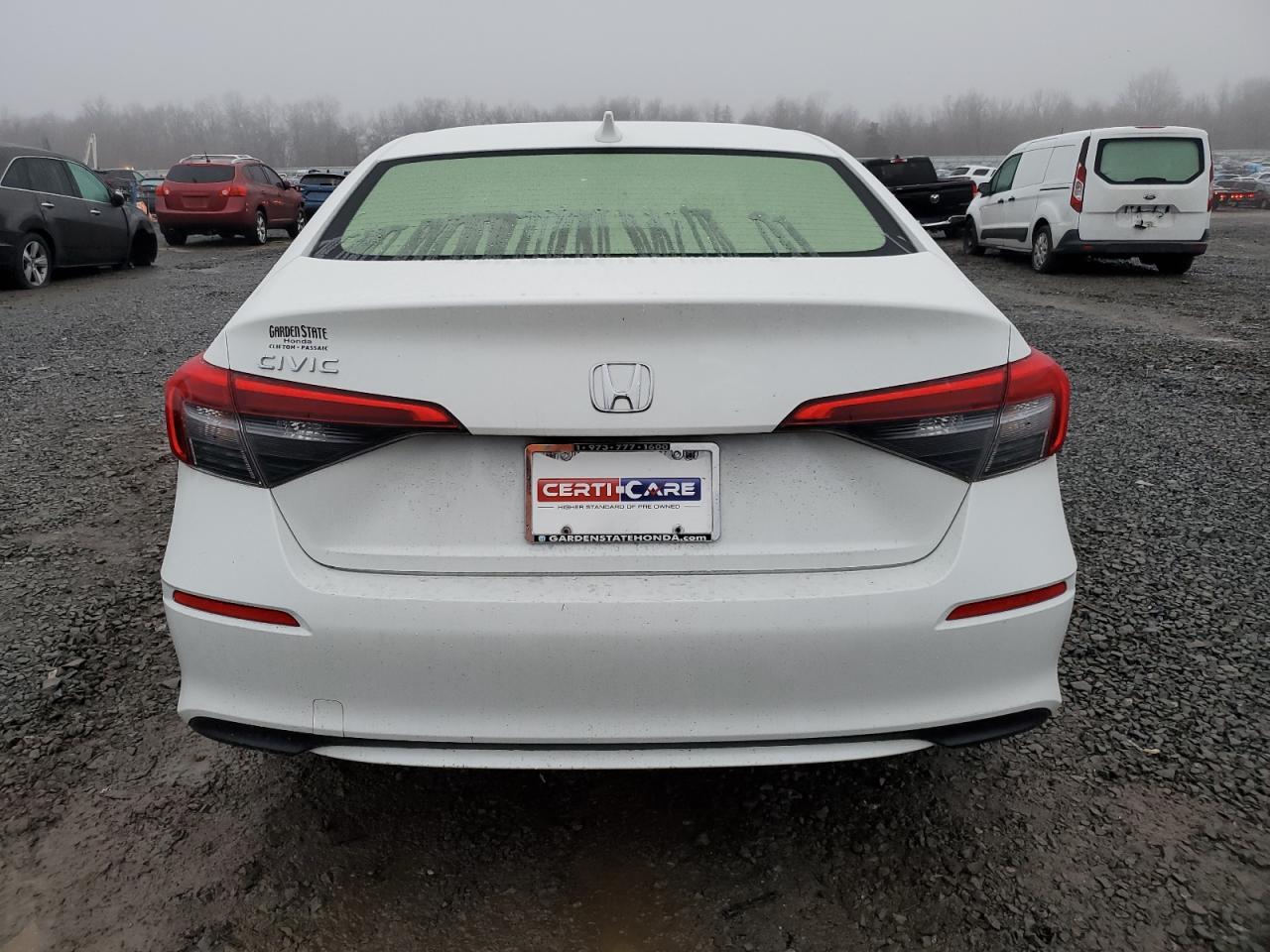 2022 HONDA CIVIC EX VIN:JHMFE1F78NX004915
