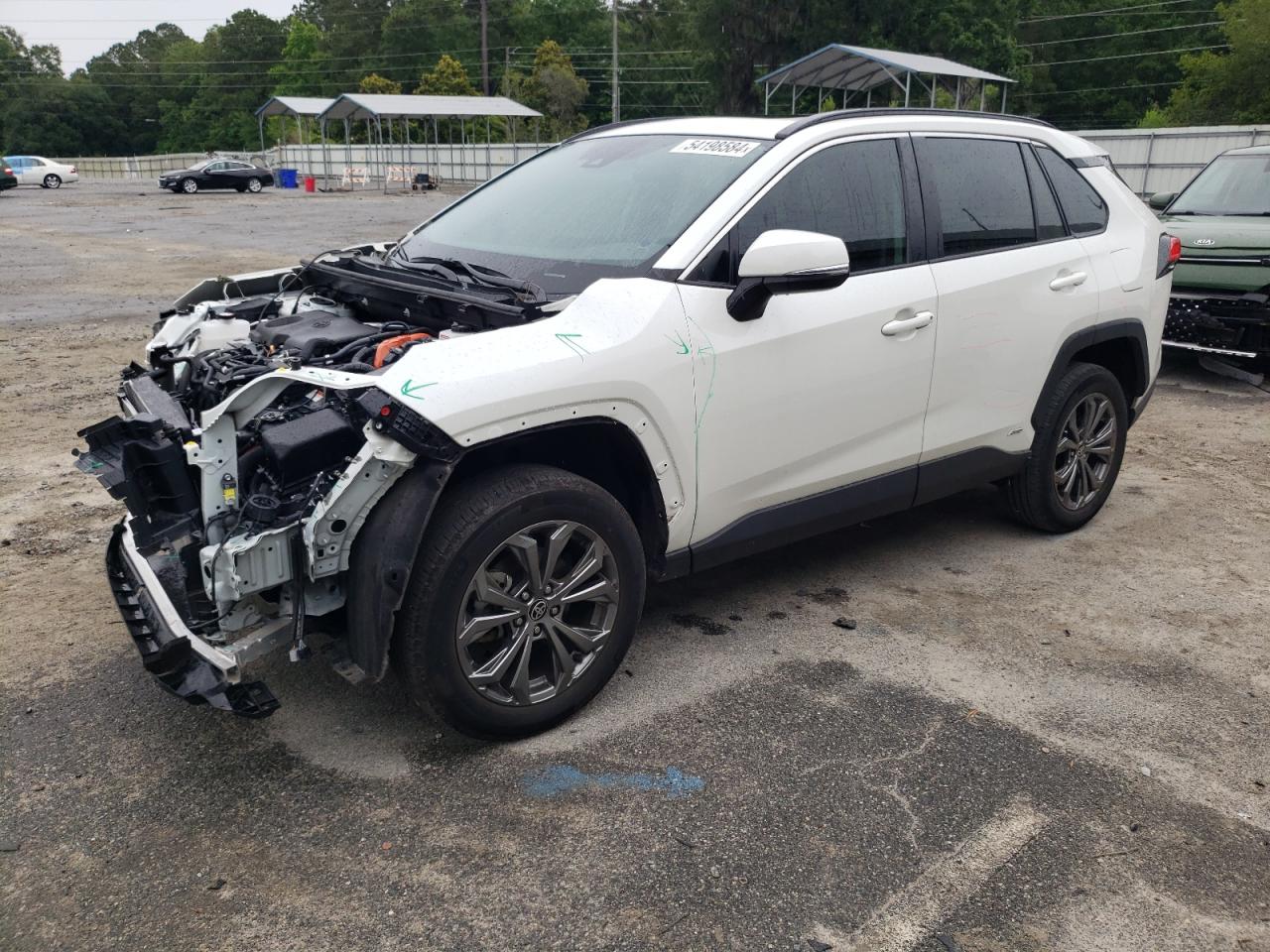 2022 TOYOTA RAV4 XLE PREMIUM VIN:4T3B6RFV4NU075740