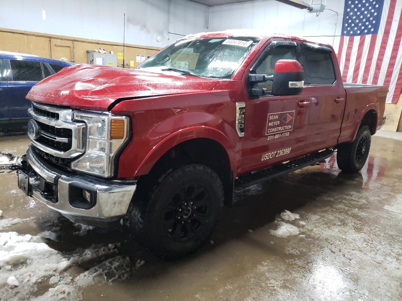 2022 FORD F250 SUPER DUTY VIN:1FT7W2BNXNED03489
