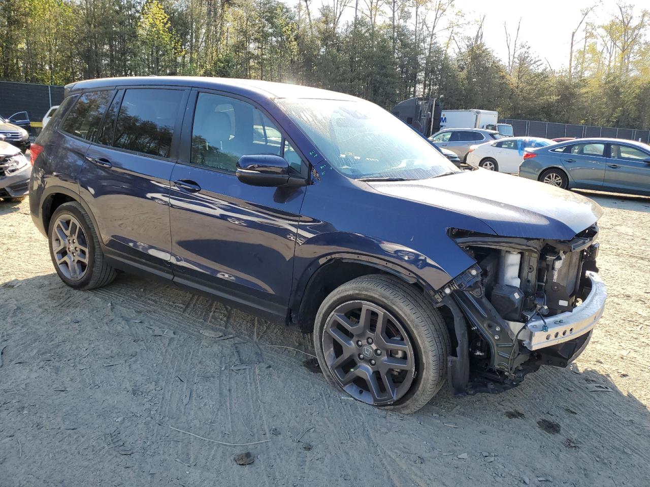 2022 HONDA PASSPORT EXL VIN:5FNYF7H59NB005913